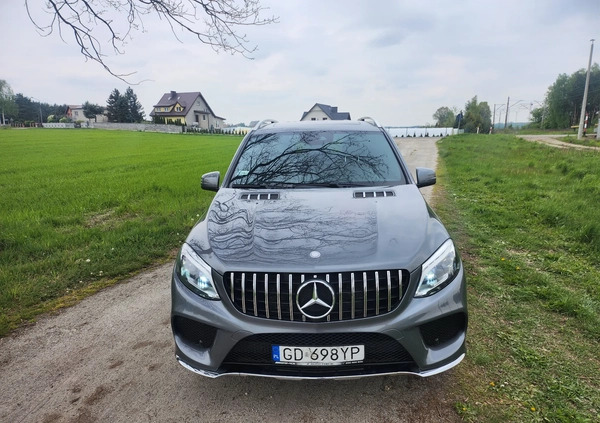 Mercedes-Benz GLE cena 114900 przebieg: 49000, rok produkcji 2017 z Polanów małe 277